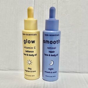 ✨ Spa Essentials Day & Night Glow Face + Body Oil Duo ✨